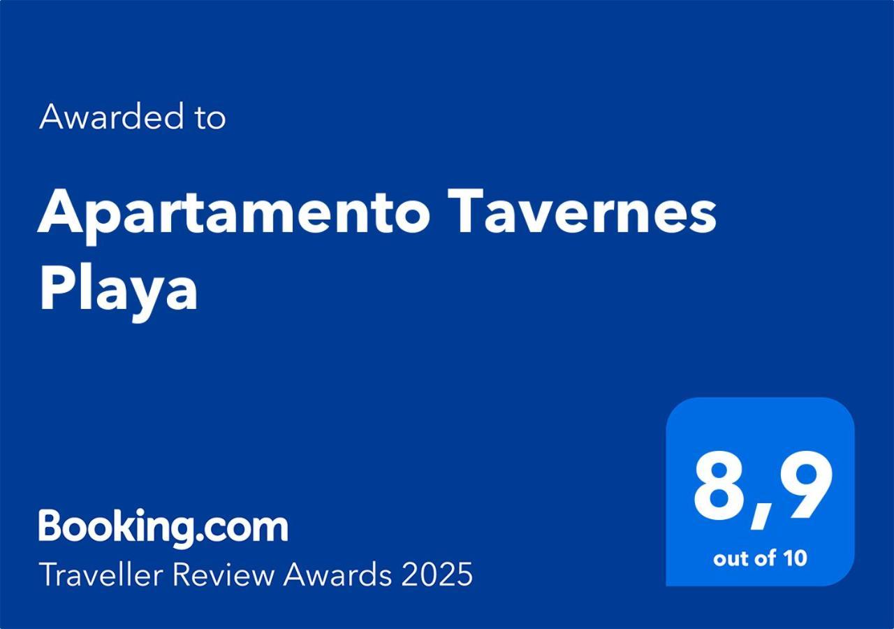 Apartamento Tavernes Playa Tavernes de la Valldigna Eksteriør bilde